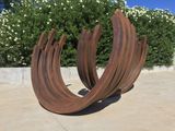 217.5 Arc x 13 by Bernar Venet contemporary artwork sculpture