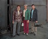 Raphael Rentas Louis Olivera and Herminio Cadona Campbell Ohio October 28 1977 by Stephen Shore contemporary artwork photography