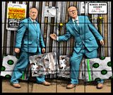 KINGS ARMS COURT by Gilbert  George contemporary artwork mixed media