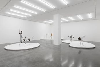 Contemporary art exhibition Richard Hunt Metamorphosis  A Retrospective at White Cube Bermondsey London United Kingdom