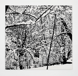 SNOW FOREST 003A by Farhad Moshiri contemporary artwork mixed media textile