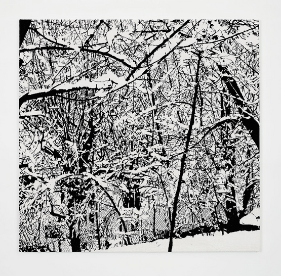 SNOW FOREST 003A by Farhad Moshiri contemporary artwork Mixed Media