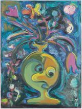 Flowers by Antone Konst contemporary artwork painting