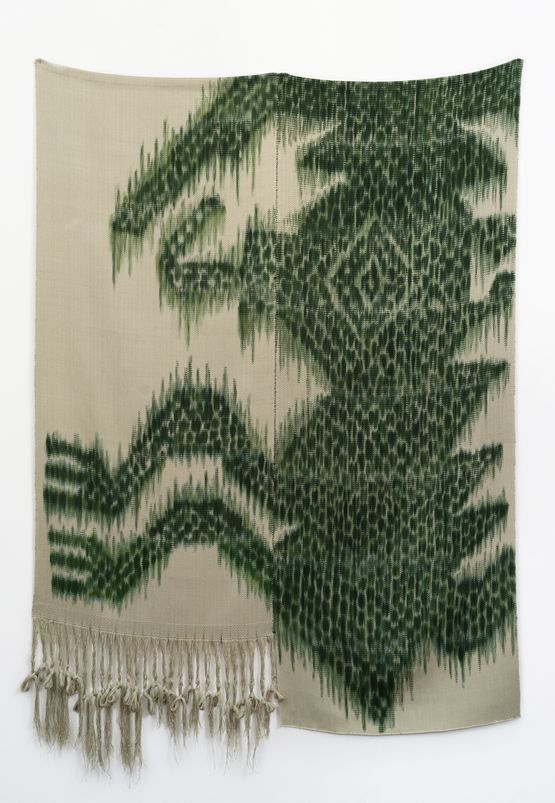 The Tourist Revisited by Mark Corfield-Moore contemporary artwork Textile