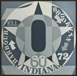 Decade Autoportrait 1960 by Robert Indiana contemporary artwork painting works on paper