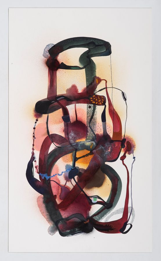 Totem 3 by Manisha Parekh contemporary artwork Works on Paper