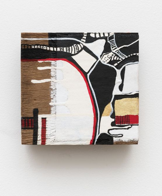 Untitled meu amarelo e ouro series by Sonia Gomes contemporary artwork Painting