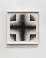 A cross and four corners by Ignacio Uriarte contemporary artwork drawing works on paper