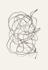 Turn into its own loop I by Kong Chun Hei contemporary artwork drawing works on paper