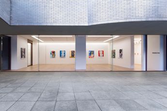 Contemporary art exhibition Eddie Martinez Blockhead Stacks at Perrotin Tokyo Japan