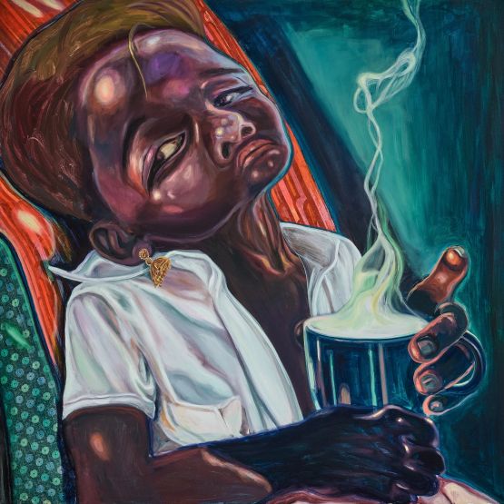No service days II by Ndidi Emefiele contemporary artwork Painting