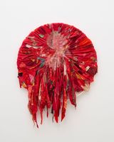 Dahlia by Junko Oki contemporary artwork sculpture textile