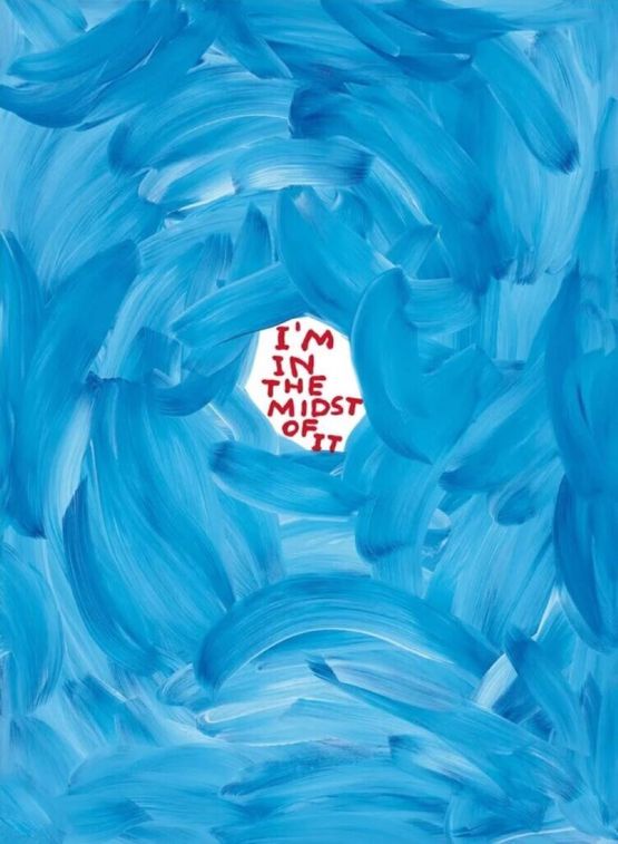 Im in the midst of it by David Shrigley contemporary artwork Print