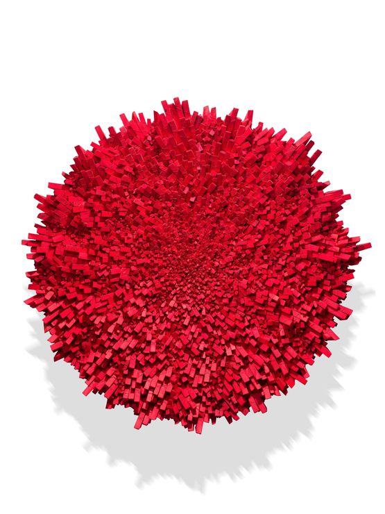 Aggregation 23-FE017 Star 2 by Chun Kwang Young contemporary artwork Works on Paper