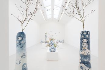 Contemporary art exhibition Chiho Aoshima Emptinesses at Perrotin Paris Marais France