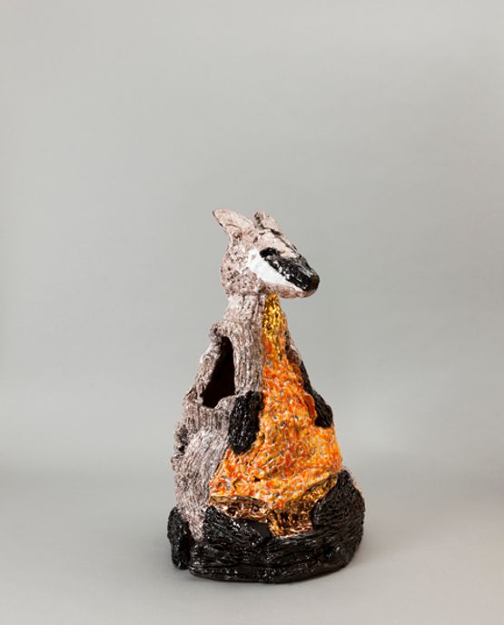 Brush Tailed Rock Wallaby 8 by Peter Cooley contemporary artwork Sculpture