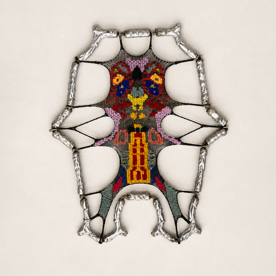 12 hornets danced in a mountians dream  Medicinal Skin Species 9 by Yussef Agbo-Ola contemporary artwork Mixed Media