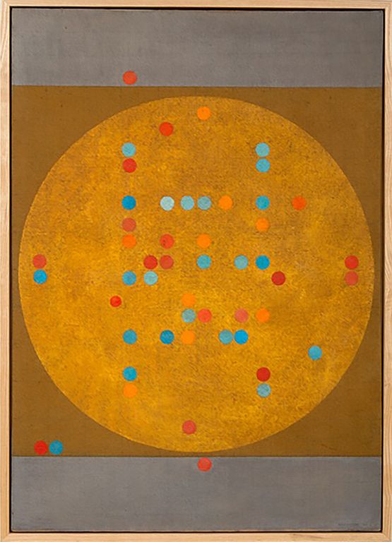Staccato Ostinato by Milan Mrkusich contemporary artwork Painting