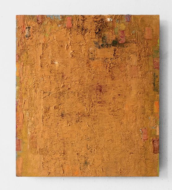 Gelber ocker  Grun HBlau by Peter Tollens contemporary artwork Painting
