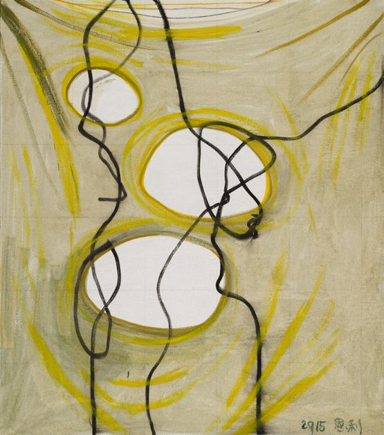 The Broken Plastic Sheets by Zhang Enli contemporary artwork Painting