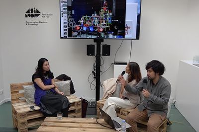 ASIA NOW 2018  Teppei Kaneuji artist  Reiko Tsubaki Curator at the Mori Art Museum Tokyo