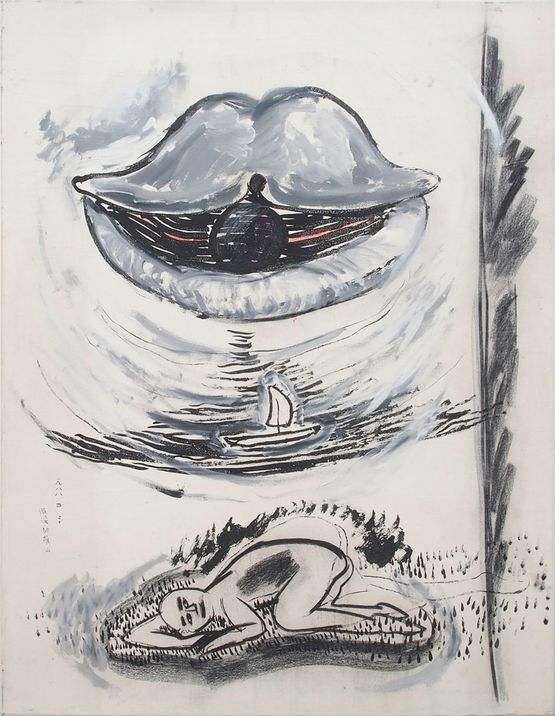 Bell Sound by Hou Chunming contemporary artwork Works on Paper