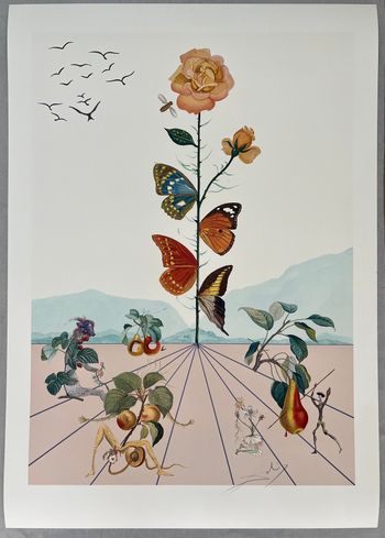 Flordali II by Salvador Dali contemporary artwork print