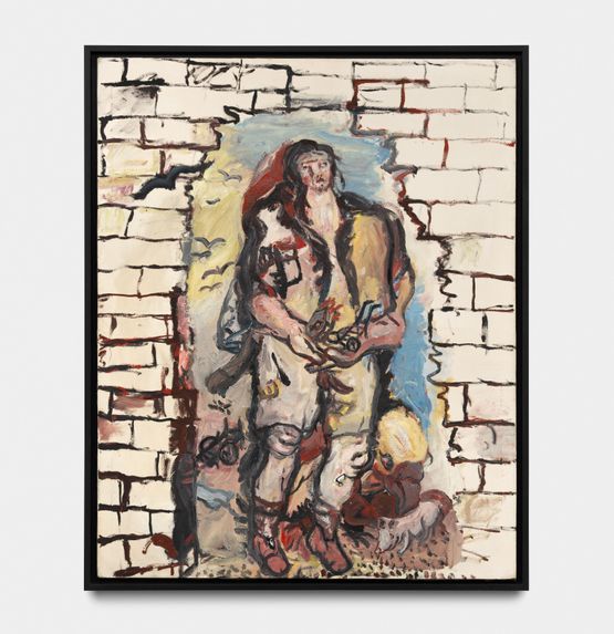Der Hirte The shepherd by Georg Baselitz contemporary artwork Painting