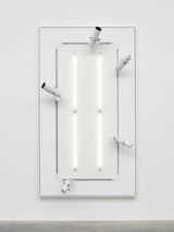 Light Track Assemblage I-VI by Cerith Wyn Evans contemporary artwork installation sculpture