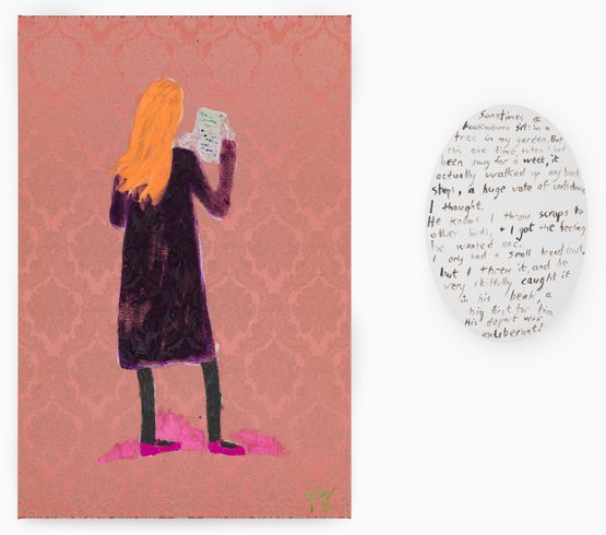Letter from my home town by Jenny Watson contemporary artwork Painting