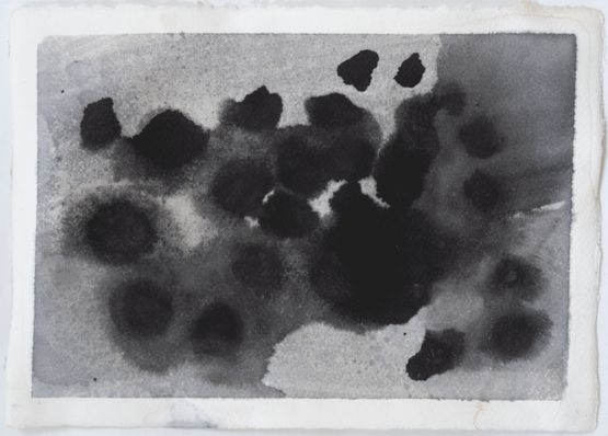 Drip drawing Water lilies IV by Leonardo Anker Vandal contemporary artwork Painting