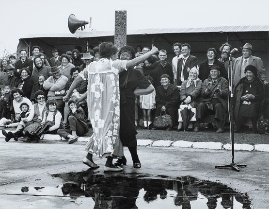 Turangawaewae Marae Jubilee 1971 by Marti Friedlander contemporary artwork Photography