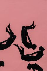 Falling Figures by Idelle Weber contemporary artwork painting