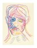 Face and Mask 06 by Carlos Amorales contemporary artwork Works on Paper