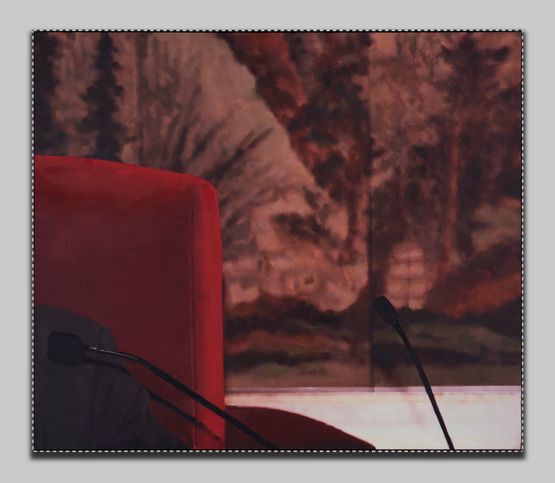 Surveillance and Panorama 1 by Yang Zhenzhong contemporary artwork Painting