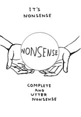 Untitled Its Nonsense by David Shrigley contemporary artwork works on paper drawing