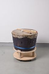 Drumming I by Yohan Han contemporary artwork mixed media sculpture