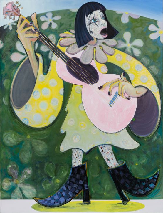 Piero Sad-girl by Antone Konst contemporary artwork Painting