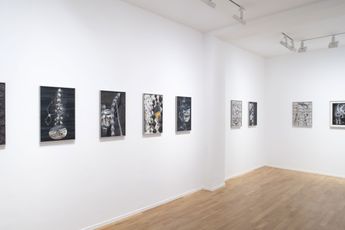 Contemporary art exhibition Atul Dodiya The Fragrance of a Paper Rose at Templon 30 rue Beaubourg Paris France