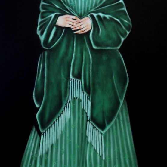 Pretty in poison by Rose Espinosa contemporary artwork Painting