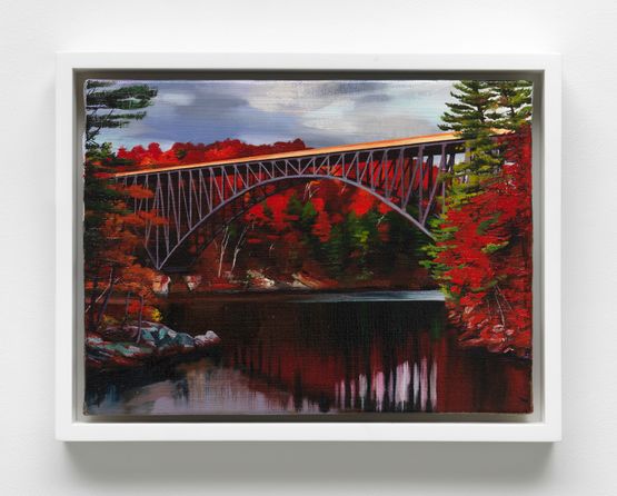 French King Bridge by Sam Mckinniss contemporary artwork Painting
