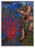 The waterer by Conny Maier contemporary artwork Painting