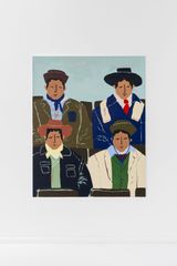 Los espectadores by Justine Franco contemporary artwork painting