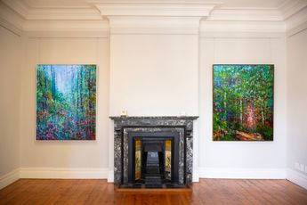 Contemporary art exhibition Nessi Penman Connection at Christopher Moller Gallery Cape Town South Africa