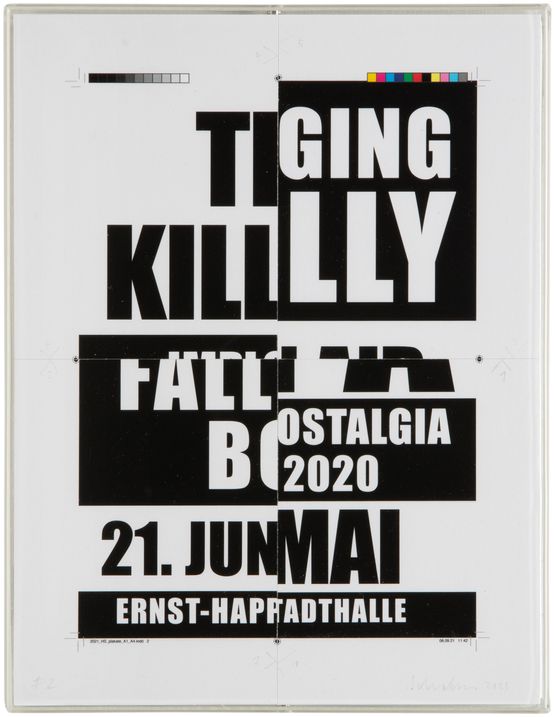 Get-together Flyer by Hans Schabus contemporary artwork Print