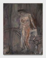 Nude Holding a Cloth II by Janice Nowinski contemporary artwork painting