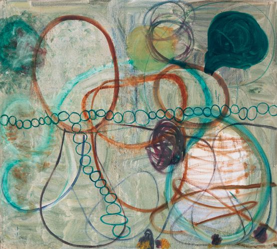 Silent Man by Zhang Enli contemporary artwork Painting