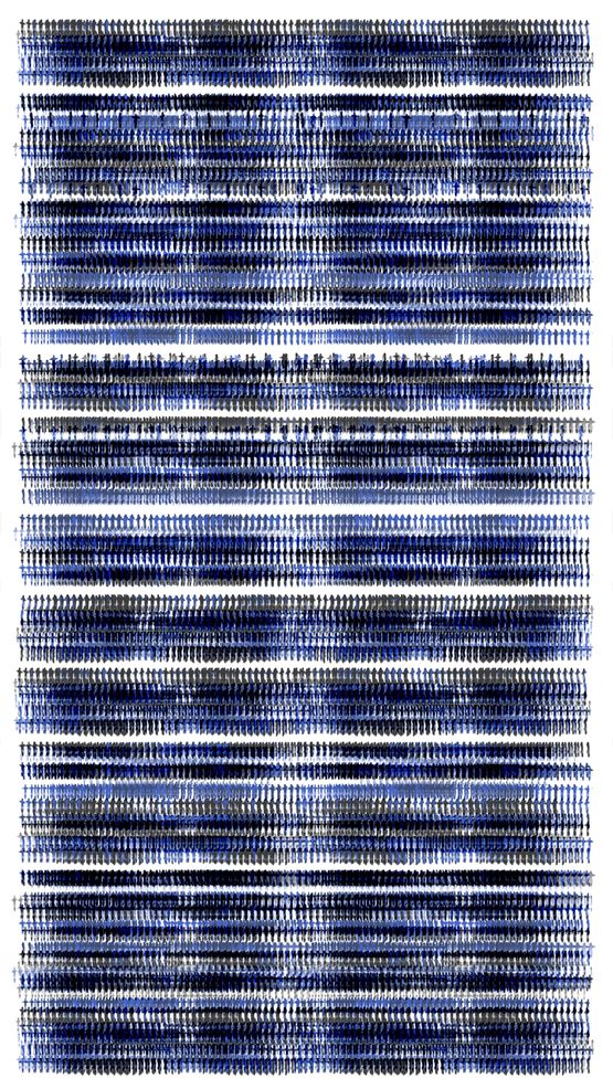 Cipher Mechanism  B by Michal Rovner contemporary artwork Mixed Media