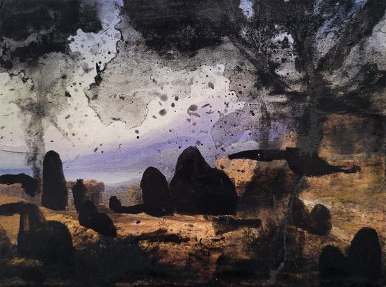 Paesaggio by Arcangelo contemporary artwork Painting