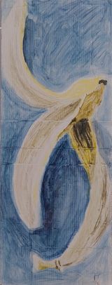 Banana No.9 by Wu Yiming contemporary artwork painting works on paper